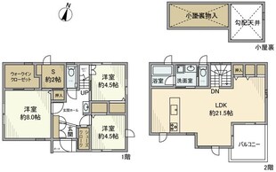 幸ケ谷戸建の物件間取画像